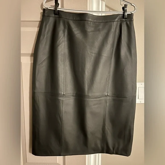 **ASOS** NWT Stunning Lined Genuine Leather Skirt - Picture 1 of 4